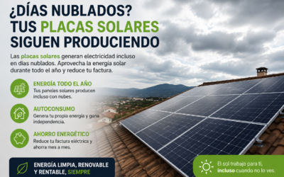 ¿Las placas solares funcionan en días nublados? Descubre cómo producen energía